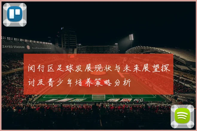 闵行区足球发展现状与未来展望探讨及青少年培养策略分析